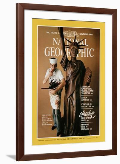 Cover of the November, 1984 National Geographic Magazine-James L. Stanfield-Framed Photographic Print