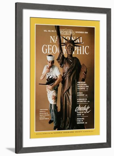 Cover of the November, 1984 National Geographic Magazine-James L. Stanfield-Framed Photographic Print