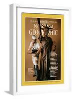 Cover of the November, 1984 National Geographic Magazine-James L. Stanfield-Framed Photographic Print