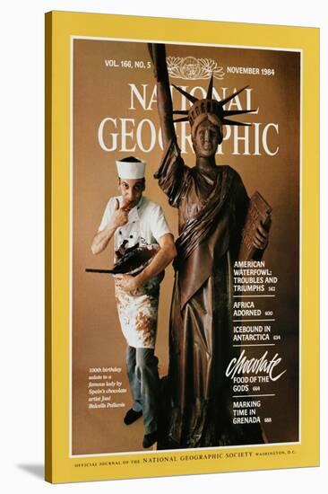 Cover of the November, 1984 National Geographic Magazine-James L. Stanfield-Stretched Canvas