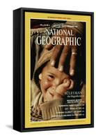 Cover of the November, 1987 National Geographic Magazine-James L. Stanfield-Framed Stretched Canvas