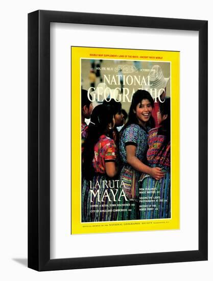 Cover of the October, 1989 National Geographic Magazine-Kenneth Garrett-Framed Photographic Print