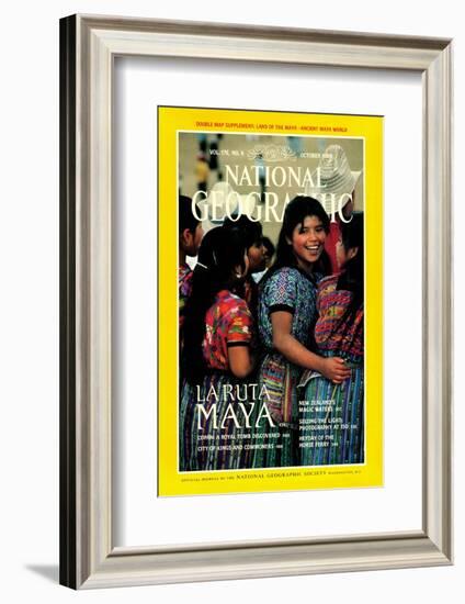 Cover of the October, 1989 National Geographic Magazine-Kenneth Garrett-Framed Photographic Print