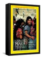 Cover of the October, 1989 National Geographic Magazine-Kenneth Garrett-Framed Stretched Canvas