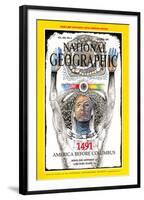 Cover of the October, 1991 National Geographic Magazine-Jack Unruh-Framed Photographic Print