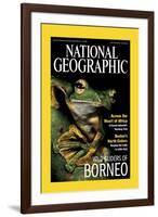 Cover of the October, 2000 National Geographic Magazine-Tim Laman-Framed Photographic Print