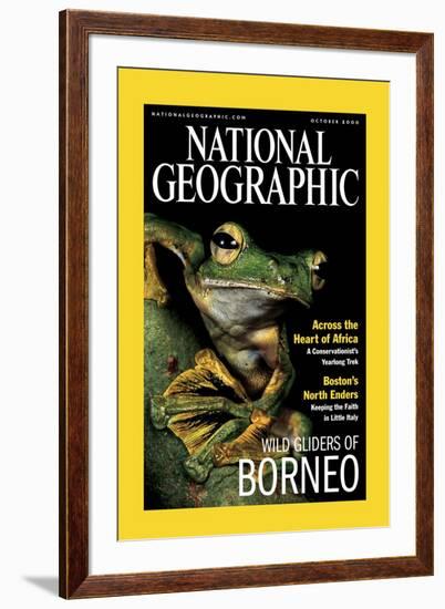 Cover of the October, 2000 National Geographic Magazine-Tim Laman-Framed Photographic Print