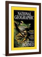 Cover of the October, 2000 National Geographic Magazine-Tim Laman-Framed Photographic Print