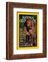 Cover of the October, 2001 National Geographic Magazine-Kim Wolhuter-Framed Photographic Print