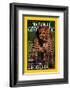 Cover of the October, 2001 National Geographic Magazine-Kim Wolhuter-Framed Photographic Print