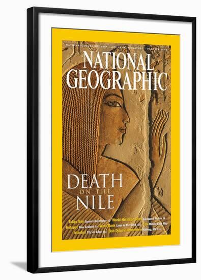 Cover of the October, 2002 National Geographic Magazine-Kenneth Garrett-Framed Premium Photographic Print