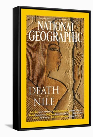 Cover of the October, 2002 National Geographic Magazine-Kenneth Garrett-Framed Stretched Canvas