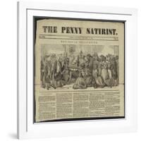 Cover of the Penny Satirist-null-Framed Giclee Print