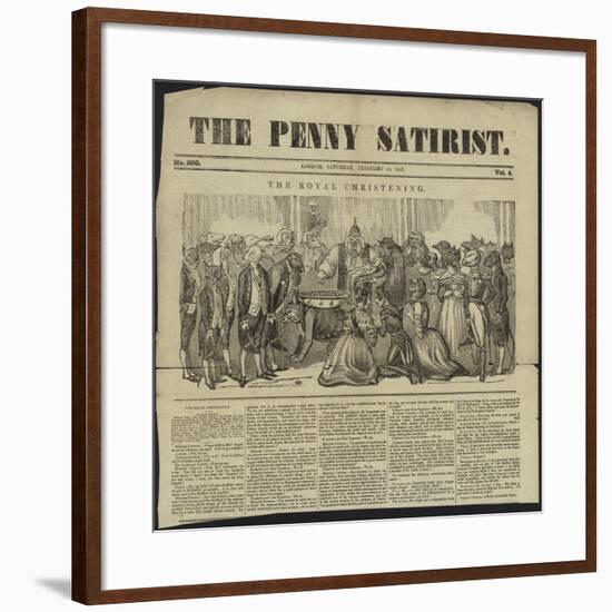 Cover of the Penny Satirist-null-Framed Giclee Print