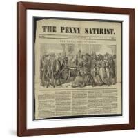 Cover of the Penny Satirist-null-Framed Giclee Print