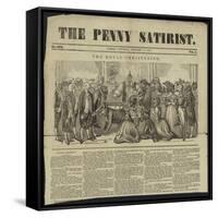 Cover of the Penny Satirist-null-Framed Stretched Canvas