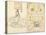 Cover of the Random Sketches by Hokusai V, 1816-Katsushika Hokusai-Stretched Canvas