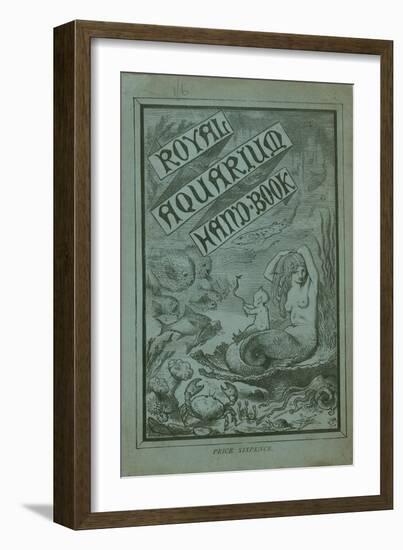 Cover of the Royal Aquarium Handbook-null-Framed Giclee Print