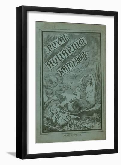 Cover of the Royal Aquarium Handbook-null-Framed Giclee Print