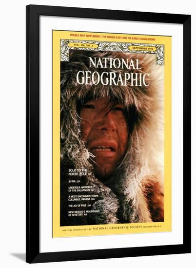 Cover of the September, 1978 National Geographic Magazine-Ira Block-Framed Photographic Print