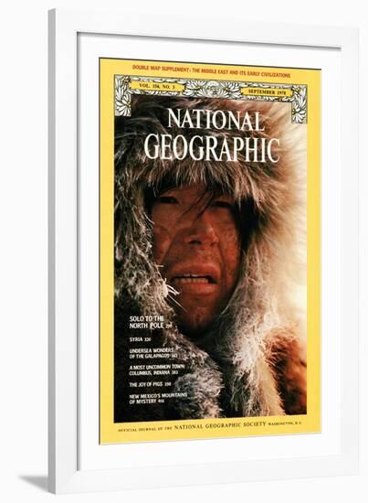 Cover of the September, 1978 National Geographic Magazine-Ira Block-Framed Photographic Print