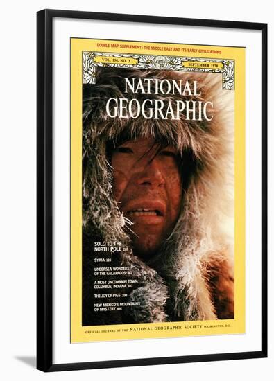 Cover of the September, 1978 National Geographic Magazine-Ira Block-Framed Photographic Print