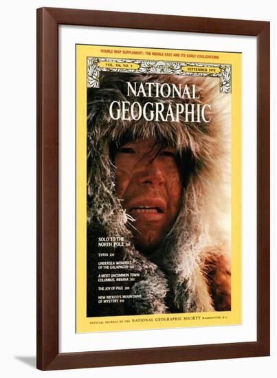 Cover of the September, 1978 National Geographic Magazine-Ira Block-Framed Photographic Print