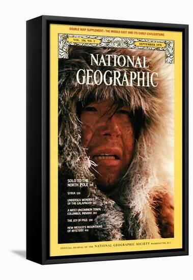 Cover of the September, 1978 National Geographic Magazine-Ira Block-Framed Stretched Canvas