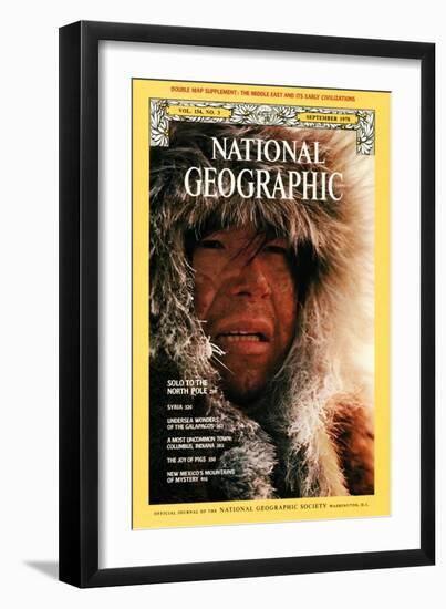 Cover of the September, 1978 National Geographic Magazine-Ira Block-Framed Photographic Print