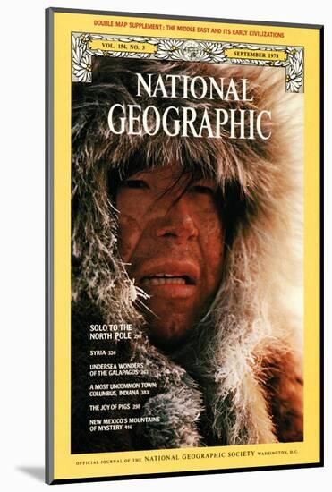 Cover of the September, 1978 National Geographic Magazine-Ira Block-Mounted Photographic Print