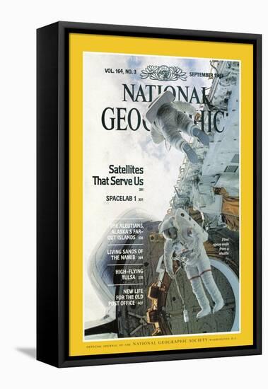 Cover of the September, 1983 National Geographic Magazine-null-Framed Stretched Canvas