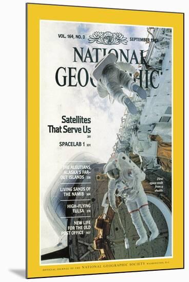 Cover of the September, 1983 National Geographic Magazine-null-Mounted Premium Photographic Print