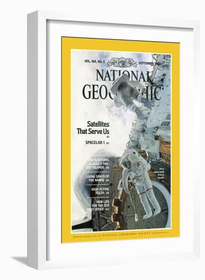 Cover of the September, 1983 National Geographic Magazine-null-Framed Photographic Print