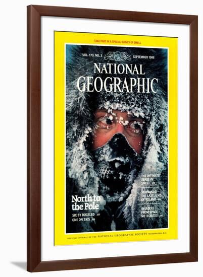 Cover of the September, 1986 National Geographic Magazine-Jim Brandenburg-Framed Photographic Print