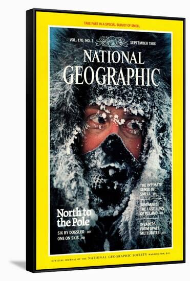 Cover of the September, 1986 National Geographic Magazine-Jim Brandenburg-Framed Stretched Canvas