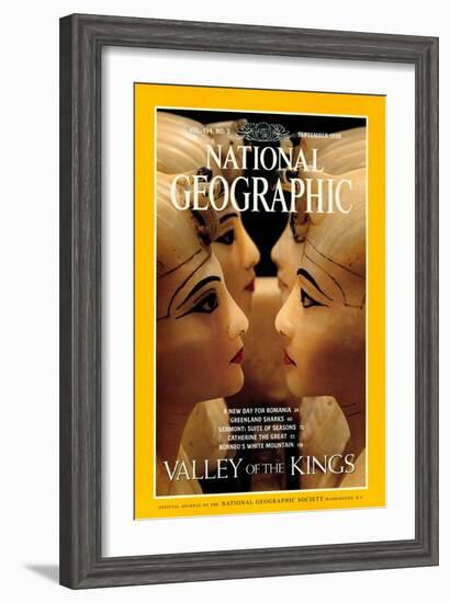 Cover of the September, 1998 National Geographic Magazine-Kenneth Garrett-Framed Photographic Print