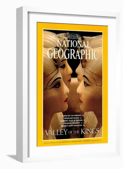 Cover of the September, 1998 National Geographic Magazine-Kenneth Garrett-Framed Photographic Print