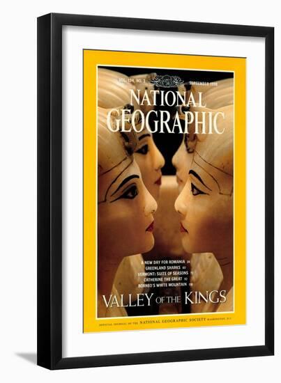 Cover of the September, 1998 National Geographic Magazine-Kenneth Garrett-Framed Premium Photographic Print