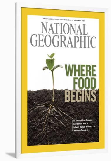 Cover of the September, 2008 National Geographic Magazine-Mark Thiessen-Framed Photographic Print