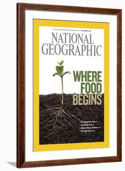 Cover of the September, 2008 National Geographic Magazine-Mark Thiessen-Framed Photographic Print