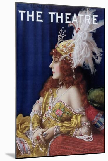 Cover of 'The Theatre' Featuring Gertrude Hoffmann, August 1911-null-Mounted Giclee Print