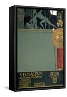 Cover of Ver Sacrum, the Journal of the Viennese Secession, of Theseus and the Minotaur-Gustav Klimt-Framed Stretched Canvas