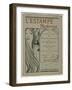 Cover Page: Cover Page from L’Estampe Moderne, June 1897 (Colour Litho)-Alphonse Marie Mucha-Framed Giclee Print