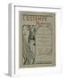 Cover Page: Cover Page from L’Estampe Moderne, June 1897 (Colour Litho)-Alphonse Marie Mucha-Framed Giclee Print