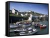 Coverack Harbour, Cornwall, England, United Kingdom-John Miller-Framed Stretched Canvas