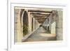 Covered Archway, Alamo, San Antonio, Texas-null-Framed Premium Giclee Print