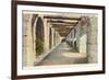 Covered Archway, Alamo, San Antonio, Texas-null-Framed Premium Giclee Print