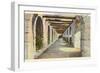 Covered Archway, Alamo, San Antonio, Texas-null-Framed Art Print