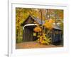 Covered Bridge and Maple Trees-James Randklev-Framed Photographic Print