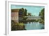 Covered Bridge, Bufordsville, Missouri-null-Framed Art Print